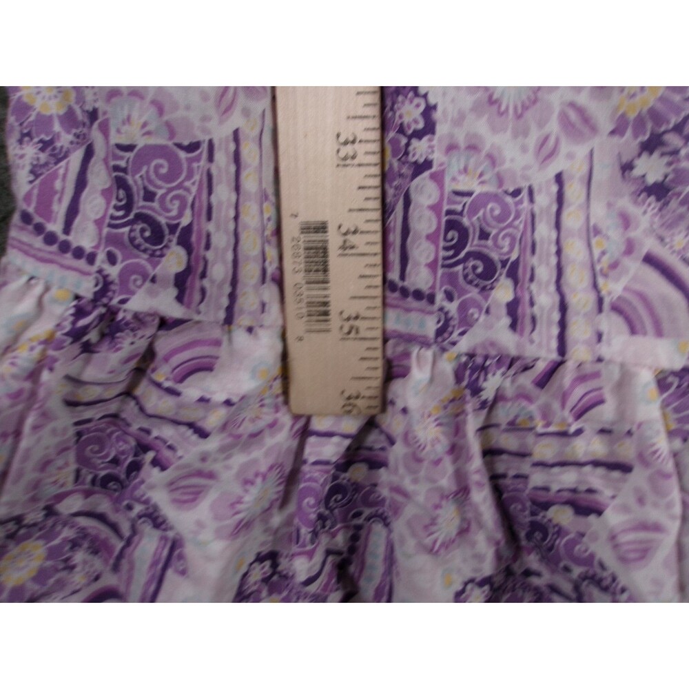 CW Classics Dress Women Medium Purple Summer Costal Causal Flowy Long Boho - Picture 8 of 12